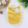 Roupas de Gato para Outono e Inverno Roupa de Cachorro Veludo Dupla Face Espessada Colete Térmico com Fivela de Tração para Prevenir Queda de Pelo para Cães Pequenos e Médios