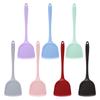 Utensílios de Cozinha de Silicone em Estoque Espátula Antiaderente para Cozinhar e Fritar Ovos, Colher de Sopa Doméstica Resistente a Altas Temperaturas Que Não Danifica Panelas
