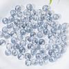 Contas de bolha de vidro Furo parcial Pulseira de contas de cristal DIY Acessórios de jóias Contas a granel Pendurado Colar Acessórios Contas