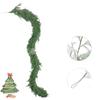 Decoração de Natal Criativa Natal 10 Pontas Folha de Pinheiro Pendente de Porta Rattan Janela Cena de Atmosfera Arranjo Pingente de Árvore de Natal