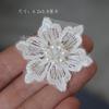 Bordado Estéreo Flores Cosidas a Mano, Cuentas, Pedrería, Calcomanías de Tela de Encaje, Accesorios, Velo de Novia, Joyería, Materiales Decorativos de Encaje