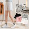 Calças de Segurança para Meninas para Usar por Cima e por Baixo Leggings Infantis Verão Seda de Gelo Fina Shorts de Segurança para Crianças Grandes