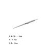 SMTNEK Aço Titânio 316L Haste de Inserção Haste de Inserção Argola de Orelha Cravo de Língua Cravo de Lábio Adaptado para Piercing Ferramenta Simples