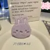 Broche Cabeça de Coelho de Pelúcia Desenho Animado Boneca Celebridade da Internet Pelo de Coelho Acessórios para Bolsa Sapatos Meias Roupas Desenho Animado Japonês e Coreano