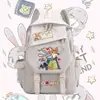 Mercancía de Anime de Zootopia: Mochila Escolar Primaria Judy y Nick Zorro, Unisex, Casual, Gran Capacidad, Bolso de Doble Hombro