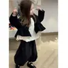 Ropa Infantil Conjunto para Niñas Sencillo y Duradero Chaqueta de Manga Larga con Camisa y Pantalones Conjunto de Tres Piezas 26 Primavera/Otoño Nuevo Estilo