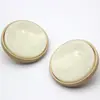 Botões Xianwen, Botões Redondos Pequenos de Metal Estilo Chanel, Botões de Liga com Pés para Casacos de Lã/Suéteres/Peles