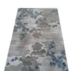 Alfombra floral abstracta de tinta estilo wabi-sabi, alfombra grande personalizable para hoteles, clubes de alta gama y salas de estar
