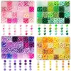 Cuentas redondas de acrílico, kit de accesorios para manualidades, set de juguetes, suministros educativos para hacer joyería, materiales para pulseras, accesorios hechos a mano para abalorios