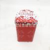 Caja de hojalata personalizada con forma de tapa abatible para dulces y regalos, fábrica de origen Dongguan