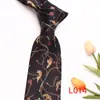 Corbata Estampada para Hombre Ler Estilo Europeo y Americano Corbata Floral de 8 cm Versión Coreana Caballo de Dibujos Animados Corbata para Novio de Boda Fabricante