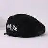 Boina de bebé de moda para网红, gorra de béisbol para niños versátil, gorra de red de verano transpirable con letra BOSTON T552