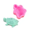 Ferramentas de silicone para assar, molde de silicone de tartaruga, molde de silicone de tartaruga grande e pequeno para fondant, chocolate, bolo