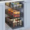 Estante de Almacenamiento Extraíble para Gabinete de Cocina, Capa Interior, Fregadero, Artefacto Multifuncional, Cesta Extraíble para Almacenamiento, Estante de Almacenamiento para Condimentos