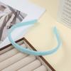 Diadema tejida de lana nueva Cuerpo DIY Combinación con todo Simple Diadema delgada Color sólido Dulce Banda para el cabello para niños Diadema