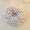 Scrunchie de renda estilo coreano para mulheres, elástico de rabo de cavalo de alta qualidade, alta elasticidade e faixa de cabelo durável