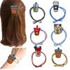 Estilo Coreano Simple Bebida Sombrero para la Cabeza Anillo para el Cabello Cuerda para el Cabello Cuerda para el Cabello Dunhuang Banda Elástica para el Cabello de Dibujos Animados Creativa Cuerda para el Cabello Duradera