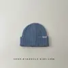 Gorro para Bebé Otoño e Invierno Simple Cálido y a Prueba de Frío Gorro de Lana Tejido para Niños y Niñas, Moderno y Versátil Gorro con Protección para las Orejas Gorro Frío Coreano