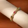 Pulseira Redonda Zircônia Dopamina, Fresca, Doce, Gentil, Versátil, Sofisticada, Elegante