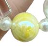 Cuentas redondas de 16 mm con degradado UV de dos colores, hechas a mano, para cadena de teléfono móvil, pendientes, accesorios, cuentas sueltas