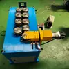 Suministro de Fabricantes de Zhangjiagang Máquina Redondeadora Hidráulica Semiautomática para Tubos Redondos de Acero Máquina Enrolladora de Metal para Tubos Redondos Máquina Curvadora de Tubos CNC
