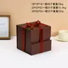 Caja de Regalo Cuadrada de Cinta Personalizada Caja de Embalaje Plegable de una Pieza Caja de Regalo de Navidad DIY Venta al por Mayor Transfronteriza