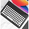 2024 para ipad10 tecla redonda cor teclado bluetooth 11 três sistema universal portátil fino teclado tailandês