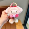 Laços de Cabelo de Monstro Desenho Animado Fofo para Meninas, Laços de Cabelo de Bola de Pelo de Coelho Personalizados, Acessórios de Cabelo para Penteados de Coque