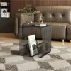 Estante Simples para Janela Saliente, Prateleira de Armazenamento, Mesa de Centro Quadrada em Ferro Forjado, Mesa Quadrada Pequena Criativa Moderna Nórdica, Mesa Lateral de Sofá