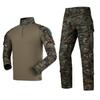 Traje G2 Personalizado Traje para Hombre Transfronterizo para Exterior Cs Campo Malla Resistente al Desgaste Primavera y Otoño Manga Larga Táctico Camuflaje Traje de Entrenamiento