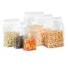Bolsa transparente de sellado octogonal bolsa autosostenible engrosada snacks cacahuate té arroz bolsa autosellable bolsa de embalaje para alimento para gato y perro impresión