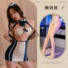 Nueva lencería sexy para mujer, uniforme de tentación, falda romántica de cadera de aerolínea, traje de azafata para juegos de rol, traje de pasión