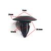 Clip de molding de estribo lateral decorativo para puerta de coche apto para BMW X5 X6 E70 F15 F85 E71