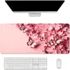 Mouse Pad Borboleta Rosa, Fique Rico, Ganhe Dinheiro, Resistente ao Desgaste, Escritório, Extra Grande, Resistente a Manchas, À Prova d'Água, Tapete para Desktop de Computador, Antiderrapante