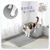 Tapete para arena de gato de EVA, filtro grande de doble capa, previene que la arena se salga, lavable, tapete de control de arena para caja de arena extragrande