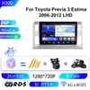 Adecuado para Toyota 06-12 Previa Multimedia Android Bluetooth Gps Navegación para Coche Pantalla HD IPS