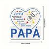 Nuevo Regalo Acrílico Transparente de Amazon para el Día del Padre Navidad Decoración de Escritorio para Sala de Estar Regalo para Papá
