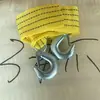 Cuerda de remolque para coche correa de remolque engrosada 3 metros 4 metros 5 metros 8 toneladas cuerda de tracción suministros de emergencia para coche para exteriores engrosado