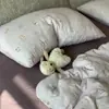 Algodón Puro de Grado A Hilo de Doble Capa Grado Materno e Infantil Juego de Ropa de Cama de Cuatro Piezas Sábana de Cama con Dibujos Animados Estilo de Dibujos Animados Estilo Pequeño Aroma