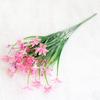 Plantas aquáticas simuladas de 7 pontas, orquídeas, pequenos pacotes, plantas simuladas, plantas aquáticas simuladas, Phalaenopsis, decoração para casa, flores artificiais