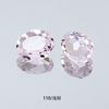 2024 nuevo cristal de hielo a través de taladro de vidrio accesorios de joyería DIY 10*8MM huevos de paloma transparente taladro de uñas al por mayor