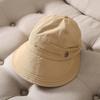 Mesmo Estilo da Zhao Lu Si! Secagem Rápida! Chapéu Bucket de Algodão Respirável com Aba Larga para Verão para Mulheres