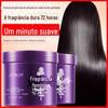 Máscara Capilar Reparação Sem Vapor 500ml Feminina Perfumada Seco e Crespo Liso Hidratação Profunda Cuidados Capilares Especial para Salão de Cabeleireiro