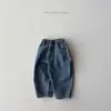 Jeans de Mezclilla Unisex Estilo Coreano de Otoño para Niños de 0 a 3 Años, Niños Pequeños y Niños Pequeños, Suaves, Color Sólido, Versátiles, Ropa para Niños, Jeans de Mezclilla