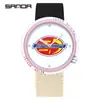 Reloj SANDA superventas transfronterizo, reloj especial para exámenes para estudiantes de secundaria, movimiento silencioso, diseño simple, correa de nailon, reloj de cuarzo