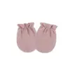 Conjunto de Gorro y Manoplas para Bebé Niña Recién Nacida Gorro de Hospital Gorro con Lazo Guantes de Bebé 0-6 Meses Gorro