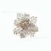 Acessórios de Decoração de Natal Pó Dourado Recortado 16cm Flor de Natal Pingente de Árvore de Natal Acessórios de Flor de Natal Fabricante