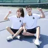 Conjunto de uniforme escolar para alunos do ensino fundamental e médio, conjunto de três peças estilo universitário para primavera e verão, jaqueta de inverno e roupas esportivas para alunos do ensino fundamental II e médio, para meninos e meninas