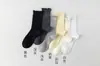 Calcetines de mujer con borde de volantes, calcetines de algodón hasta la pantorrilla, estilo fino de verano, antibacterianos, resistentes al olor, calcetines apilados de encaje sin costuras para maternidad de Zhuji