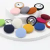 Atacado de Fábrica Botões de Tecido Pelúcia Coloridos Botões Decorativos Botões para Casaco de Caxemira Suéter Jaqueta Corta-vento Botões para Bolsa Prova de Customização
